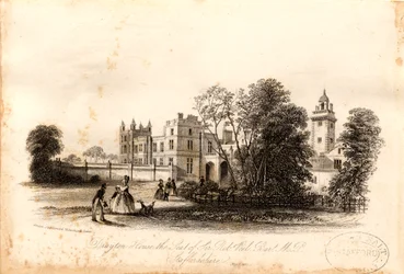 Drayton Bassett - "Drayton Manor": gravura de linha