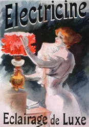Electricine, anúncio de lâmpadas eléctricas