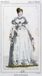 Elisa Bonaparte Baciocchi, c. 1810 (gravura)