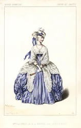 A atriz inglesa Madame Paul Ernest interpreta a Marquesa em Gentil Bernard, ou L