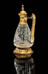 Jarro fatímida, Egito, 975-1025, montado por Jean-Valentin Morel, Sevres, 1854
