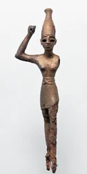 Estatueta do Deus Baal, Megiddo, 1300-1200 AC