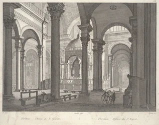 Florença: Igreja do Espírito Santo (Firenze. Chiesa di S. Spirito)