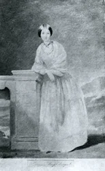Florence Nightingale, enfermeira inglesa e reformadora hospitalar, c 1860