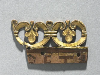 Fragmento de uma crista decorativa de um santuário relicário, c.1165-1180