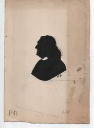 Franz Liszt (1811-1886) (c. 1850, silhueta)
