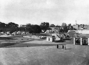 Vista geral do Observatório Jaipur, Índia