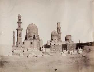 Vista geral dos túmulos dos Mamelucos, Cairo