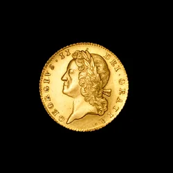 Ouro cinco guinéus, Inglaterra