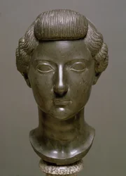 Chefe da Livia Drusilla (56 AC-29 DC) Roman, c.30 AC (basalto)