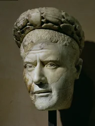 Chefe de Filipe, o Árabe, Imperador Romano (244-249) (mármore)