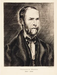 Heinrich Hertz, físico alemão, final do século XIX