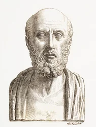 Hipócrates de Cos ou Hipócrates de Kos (c. 460 a.C. a c. 370 a.C.), Antigo médico grego da Era de Péricles, de 