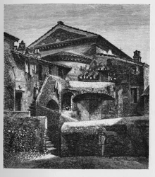 História da Roma Antiga. Gravuras de Roma de 1872