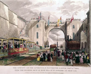 Inauguração do Liverpool Manchester Railway