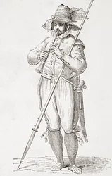 Após uma obra do século XVI de Cesare Vecellio, de 