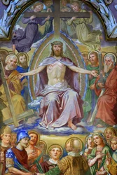 Jesus-Cristo em Majestade. Abadia de Klosterneuburg, Viena, Áustria