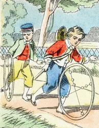 Jogo: Hoops - Alfabeto de Entretenimento Infantil c.1890 (litografia)