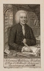 Johann Matthias Wahn, matemático alemão, c 1792