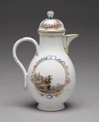 Jarro com Tampa, feito por Meissen Porcelain Factory, 1774-1814