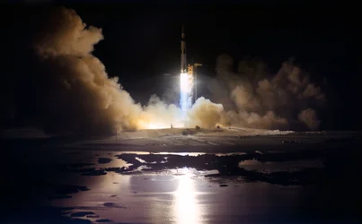 Lançamento da missão de aterragem lunar Apollo 17