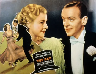 The Top Hat Dancer de Mark Sandrich com Ginger Rogers, Fred Astaire
