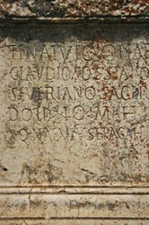 Líbano, Baalbek (século I d.C.), gravura na Grande Corte