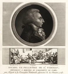 Louis-Michel le Peletier, Marquês de Saint-Fargeau (1760-1793), político francês e mártir da Revolução Francesa