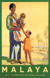 Malásia, pela Federates Malay States Railways