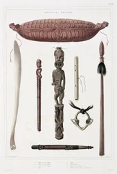 Artefactos Maori, Nova Zelândia