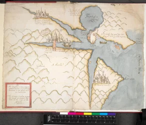Mapa de La Coruña, c. 1589