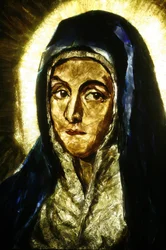 Mater Dolorosa (detalhe) por el Greco, Lourdes, França