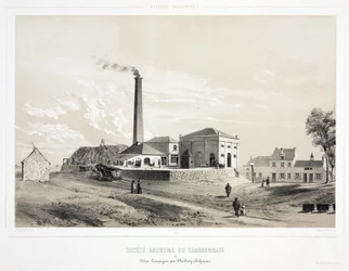 Mining, Coal Coalmining company, Pieton Campagne, Bélgica