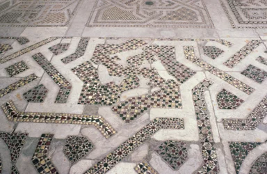Piso de mosaico na Catedral de Monreale, Sicília (foto)