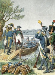 Napoleão I na Ilha do Lobau com André Massena (1809)