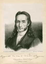 Niccolo Paganini - retrato