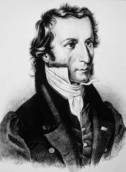 Niccolo Paganini, c.1850 (gravura)