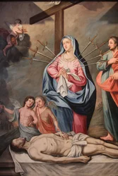 A igreja de Nossa Senhora da Assunção. Os sete sofrimentos de Maria Cordon France