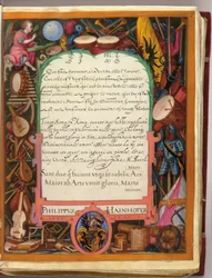 Páginas do Álbum Amicorum de Philipp Hainhofer, 1596-1633