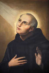Pintura na Basílica de San Juan de Dios Grenade Espanha