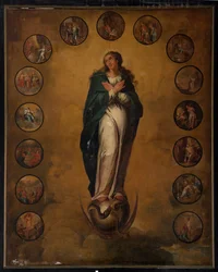 Igreja Paroquial (Igreja Paroquial de Saint Walburga). Pintura.
