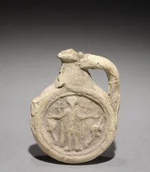Frasco do peregrino com Saint Menas, 500-700