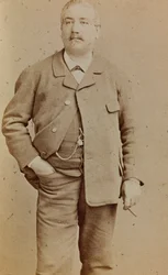Retrato de Henri Foucart, falecido em Glasgow a 31/12/1841, professor de ginástica do Príncipe Imperial, diretor da escola Olympe