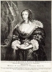 Retrato da Rainha Henrietta Maria de Bourbon