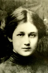 Retrato da poetisa russa Anna Akhmatova (Achmatova) (1889-1966).