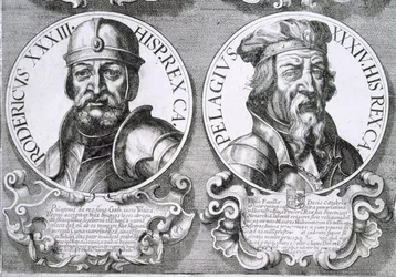 Retratos de Roderic e Pelagius (Litho)