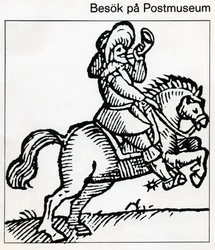 Cavaleiro de poste (xilogravura)