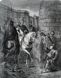 Quintus Caecilius Metellus Macedonicus (210-116 a.C.) na Grécia depois da batalha de Scarpheia contra os Aqueus em 147 a.C. (Metellus na Grécia depois de ter derrotado Critolaos de Megalopolis na batalha de Scarpheia