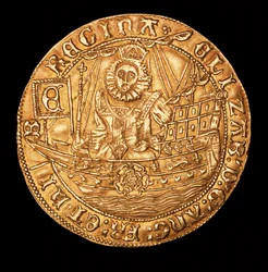 Moeda Rara, Inglaterra Ouro Real Rainha Isabel I