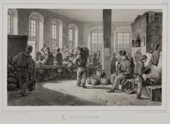 Processamento de Matérias-Primas, Metalurgia Processamento de minério de metal, Alemanha, c 1851